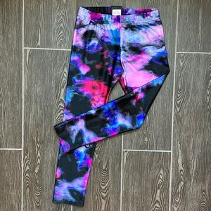 Terez leggings LITTLE girls large runs similar to a small size 6